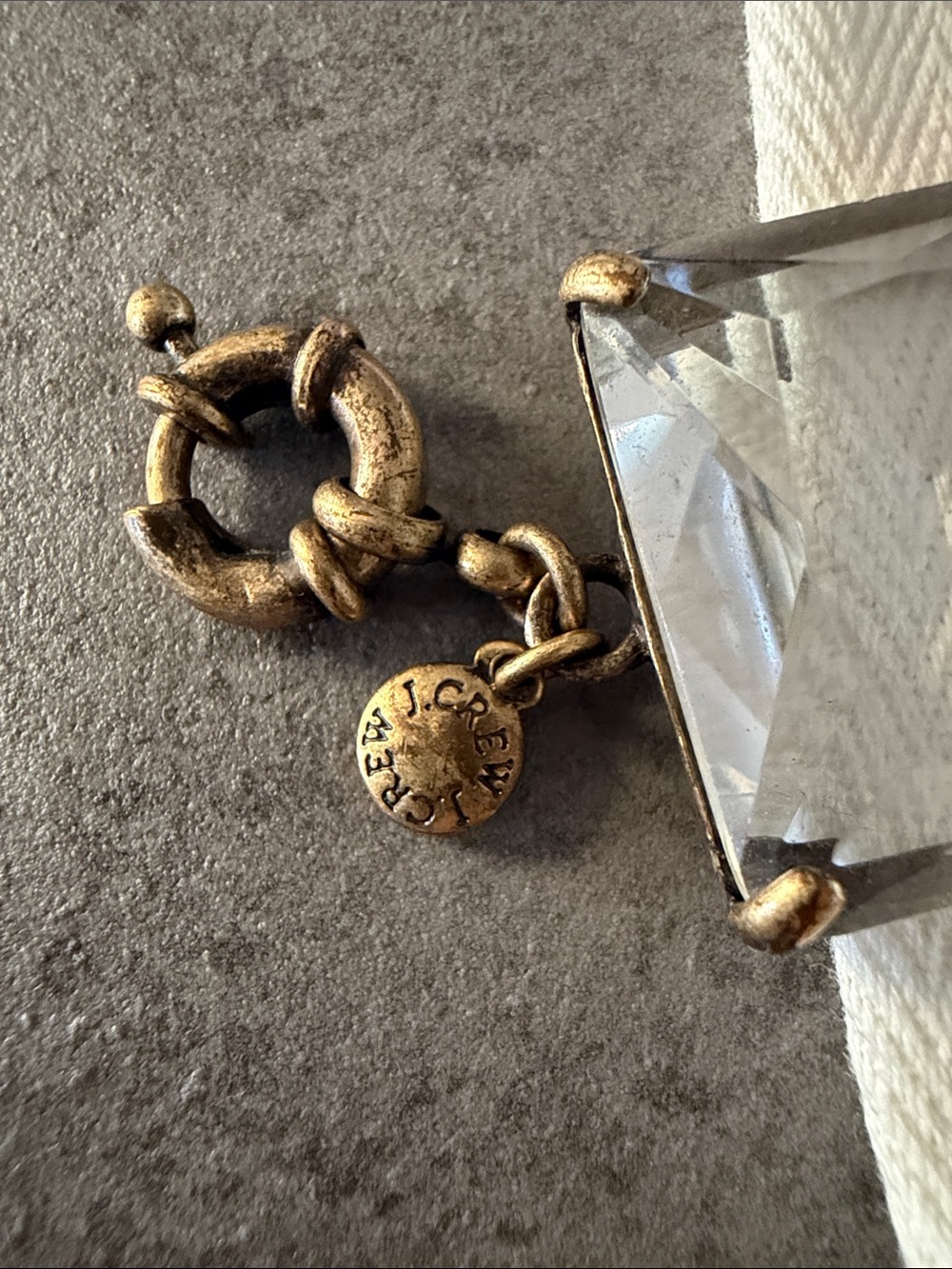 J. Crew Square Crystal Statement Bracelet - Picture 2 of 6